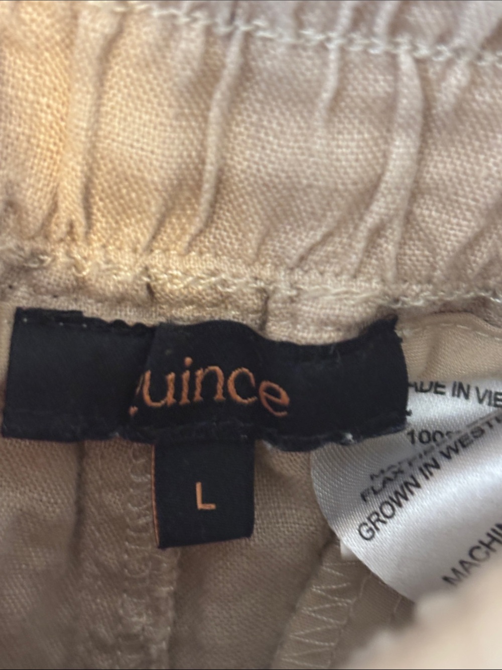 Quince 100% Linen Straight Leg Pants - Picture 3 of 7